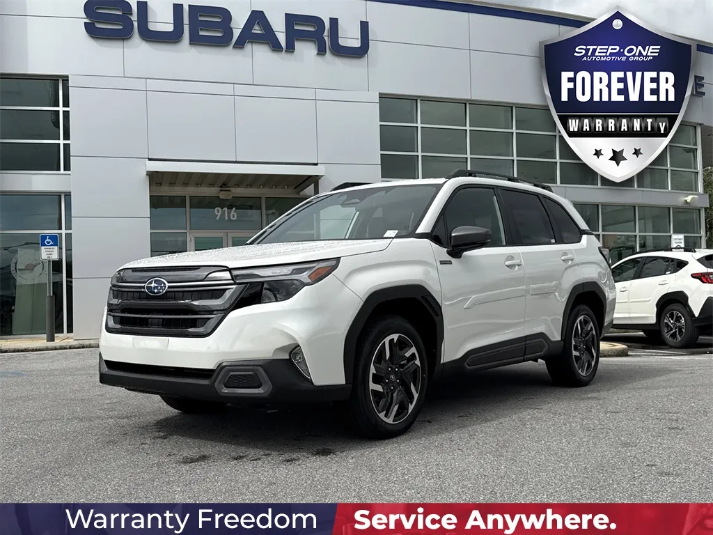 White 2025 Subaru Forester Hybrid Limited for sale in Fort Walton Beach, FL