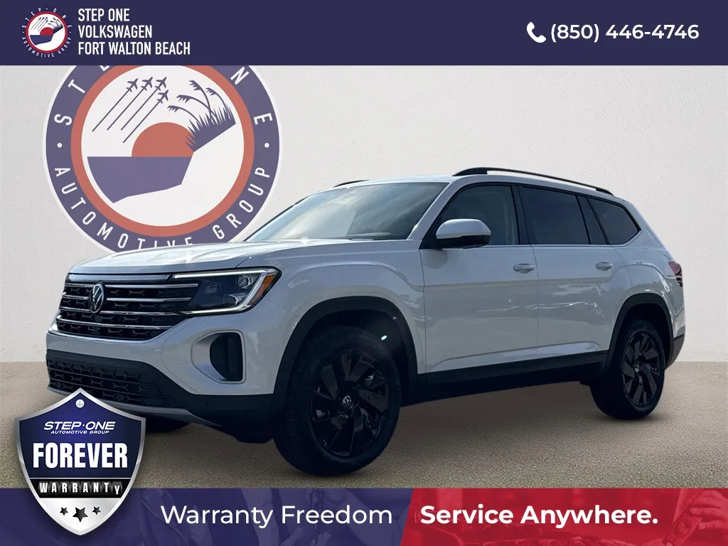 White 2026 Volkswagen Atlas 2.0T SE w/Technology for sale in Fort Walton Beach, FL