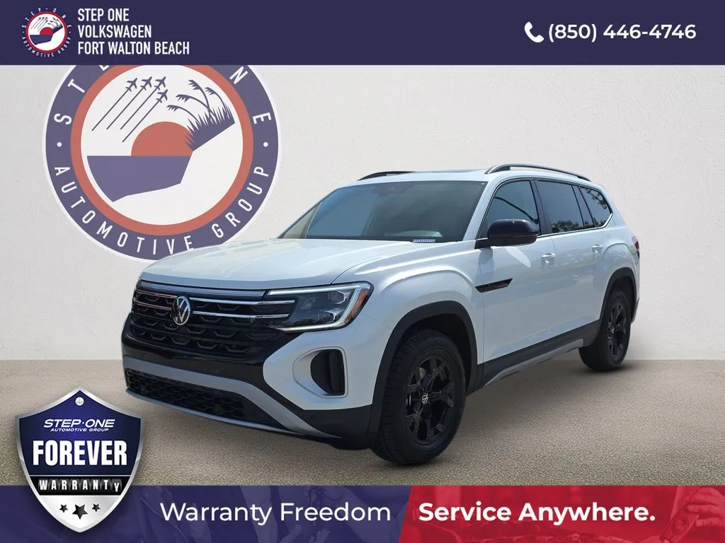 White 2026 Volkswagen Atlas 2.0T Peak Edition for sale in Fort Walton Beach, FL