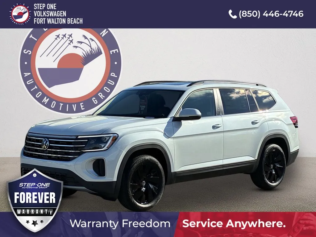 White 2026 Volkswagen Atlas SE w/Technology for sale in Fort Walton Beach, FL