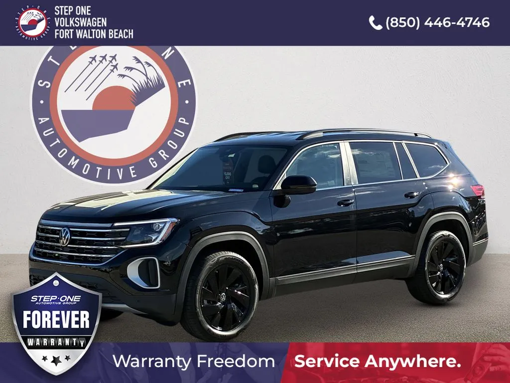 Black 2026 Volkswagen Atlas 2.0T SE w/Technology for sale in Fort Walton Beach, FL