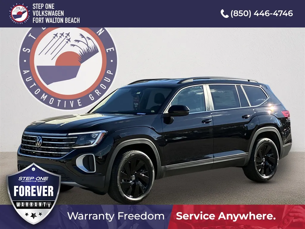Black 2026 Volkswagen Atlas 2.0T SE w/Technology for sale in Fort Walton Beach, FL