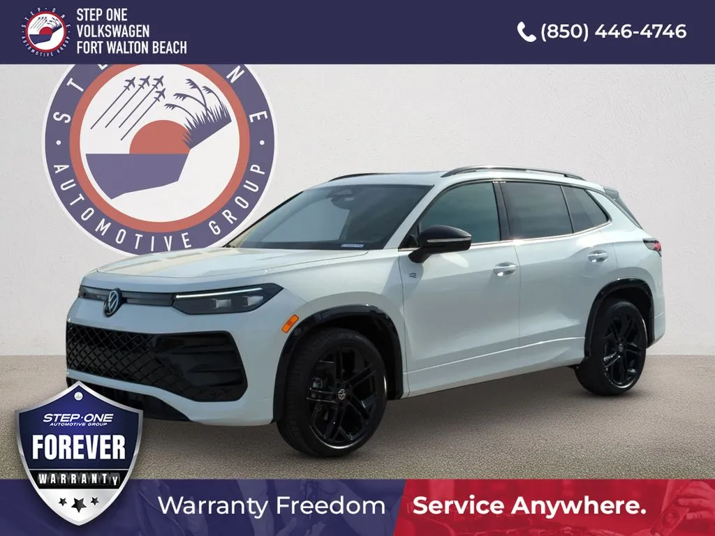 White 2026 Volkswagen Tiguan 2.0T SE R-Line Black for sale in Fort Walton Beach, FL