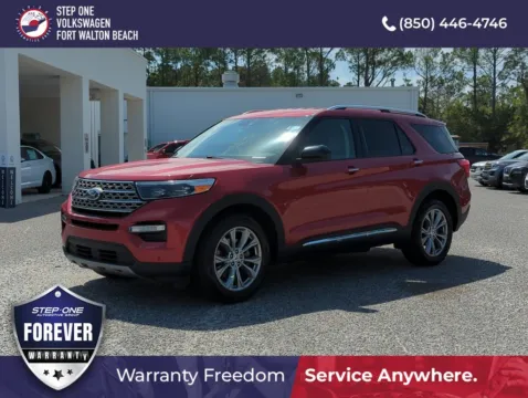 Red 2023 Ford Explorer Limited for sale in Fort Walton Beach, FL
