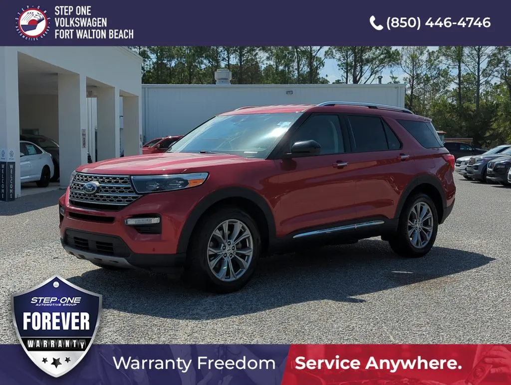 Red 2023 Ford Explorer Limited for sale in Fort Walton Beach, FL