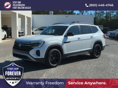 White 2026 Volkswagen Atlas 2.0T Peak Edition for sale in Fort Walton Beach, FL