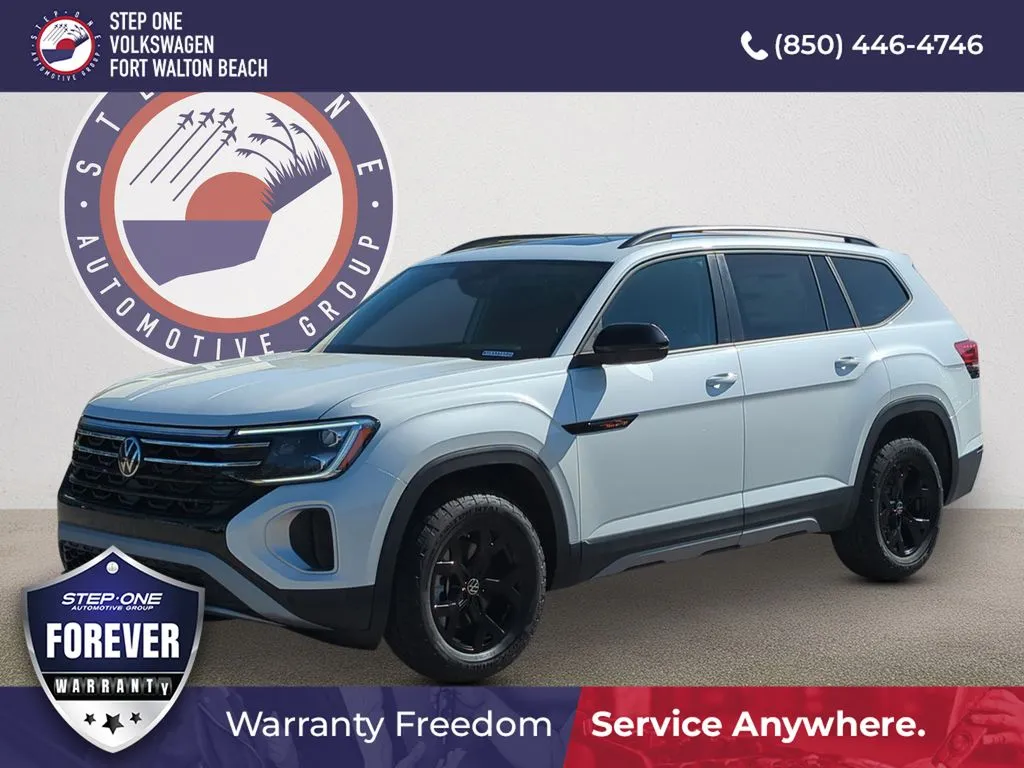 White 2026 Volkswagen Atlas 2.0T Peak Edition for sale in Fort Walton Beach, FL