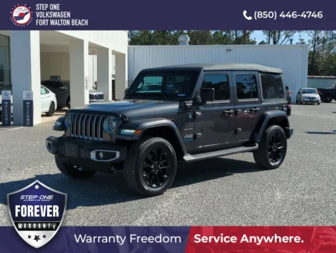 Gray 2021 Jeep Wrangler Unlimited Sahara 4xe for sale in Fort Walton Beach, FL