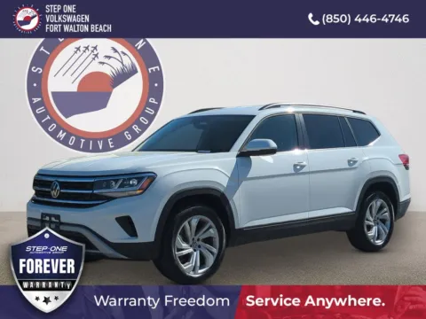 Black 2022 Volkswagen Atlas 3.6L V6 SE w/Technology for sale in Fort Walton Beach, FL