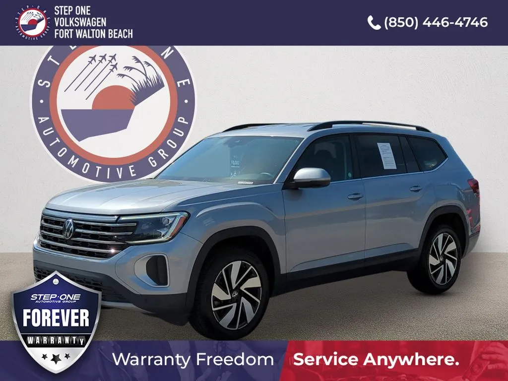 Silver 2024 Volkswagen Atlas 2.0T SE w/Technology for sale in Fort Walton Beach, FL