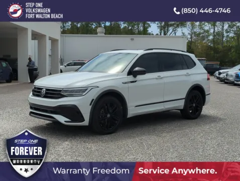 White 2022 Volkswagen Tiguan 2.0T SE R-Line Black for sale in Fort Walton Beach, FL