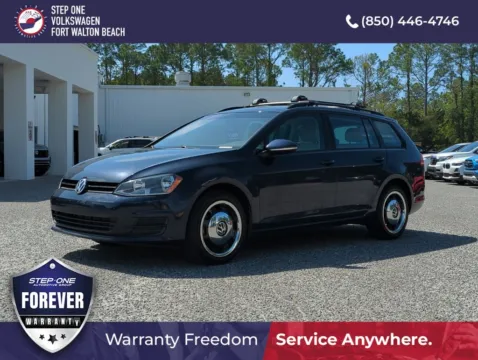 Blue 2016 Volkswagen Golf SportWagen S for sale in Fort Walton Beach, FL