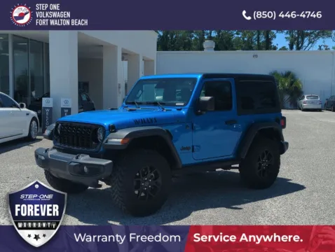 Blue 2025 Jeep Wrangler Willys for sale in Fort Walton Beach, FL