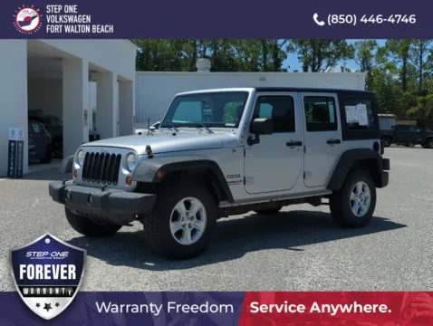 Silver 2012 Jeep Wrangler Unlimited Sport for sale in Fort Walton Beach, FL