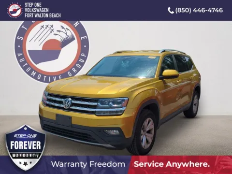 Yellow 2018 Volkswagen Atlas 3.6L V6 SE for sale in Fort Walton Beach, FL