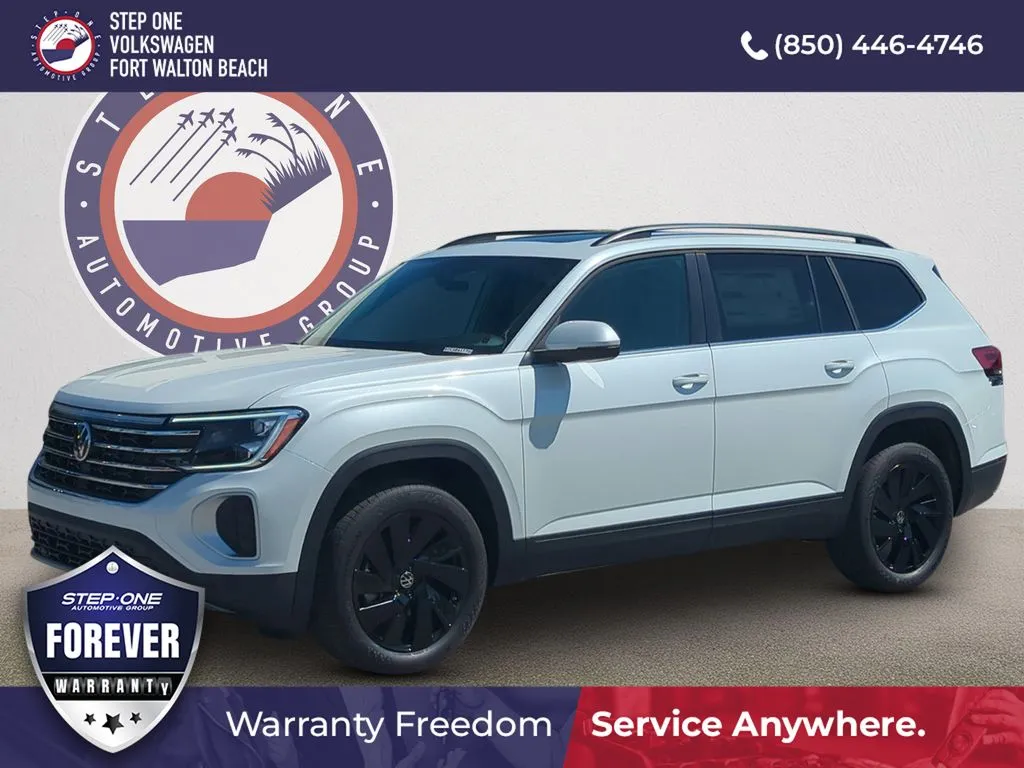 White 2026 Volkswagen Atlas 2.0T SE w/Technology for sale in Fort Walton Beach, FL