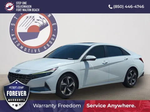 White 2021 Hyundai Elantra Limited for sale in Fort Walton Beach, FL