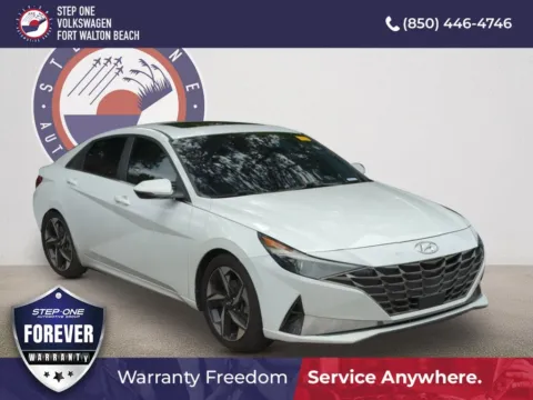 White 2021 Hyundai Elantra Limited for sale in Fort Walton Beach, FL