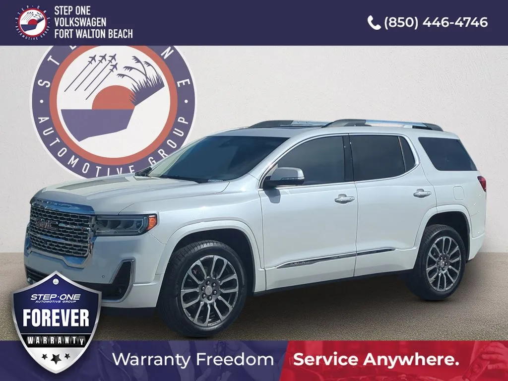 White 2021 GMC Acadia Denali for sale in Fort Walton Beach, FL