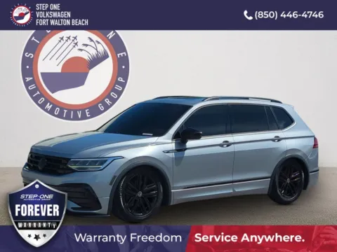 Silver 2022 Volkswagen Tiguan 2.0T SE R-Line Black for sale in Fort Walton Beach, FL