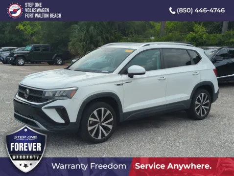 White 2022 Volkswagen Taos 1.5T SE for sale in Fort Walton Beach, FL