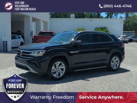Black 2021 Volkswagen Atlas Cross Sport 3.6L V6 SEL for sale in Fort Walton Beach, FL