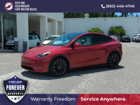 Red 2022 Tesla Model Y Performance for sale in Fort Walton Beach, FL