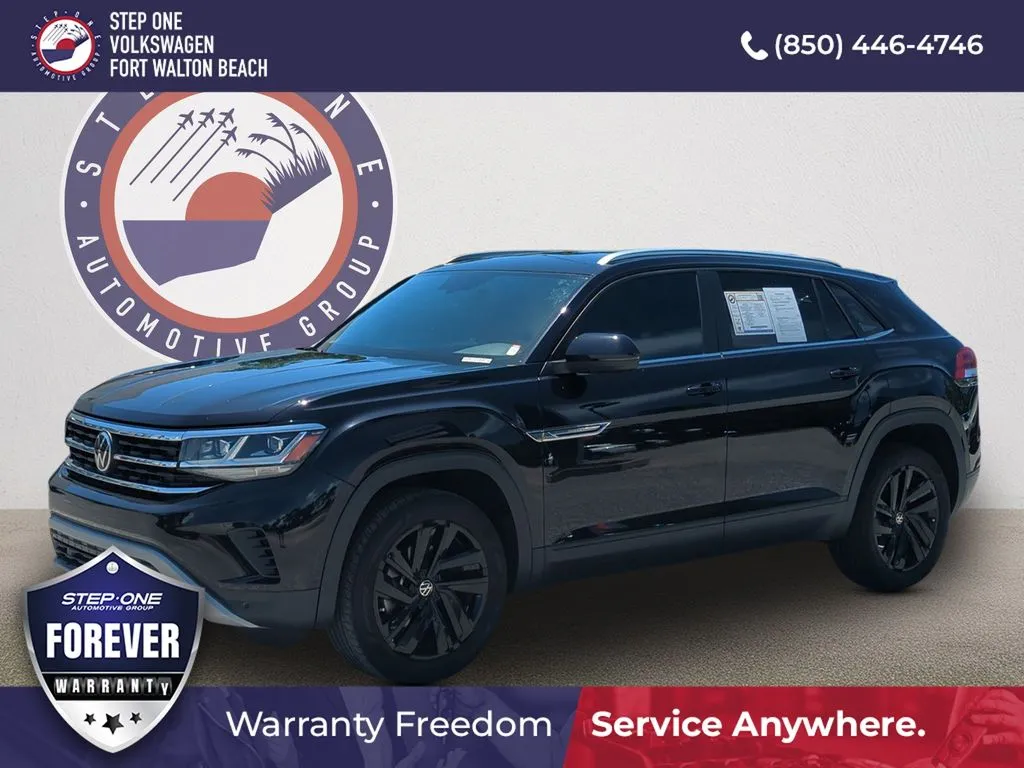 Black 2023 Volkswagen Atlas Cross Sport 3.6L V6 SE w/Technology for sale in Fort Walton Beach, FL