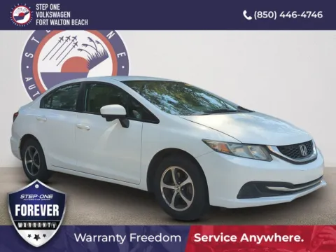White 2015 Honda Civic SE for sale in Fort Walton Beach, FL