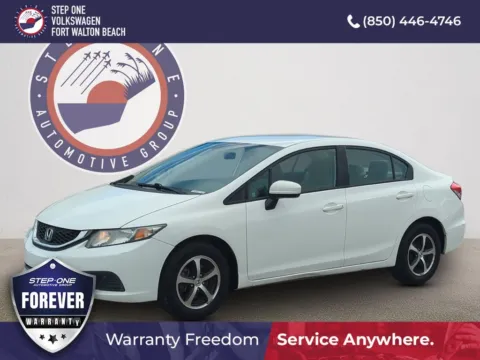 White 2015 Honda Civic SE for sale in Fort Walton Beach, FL