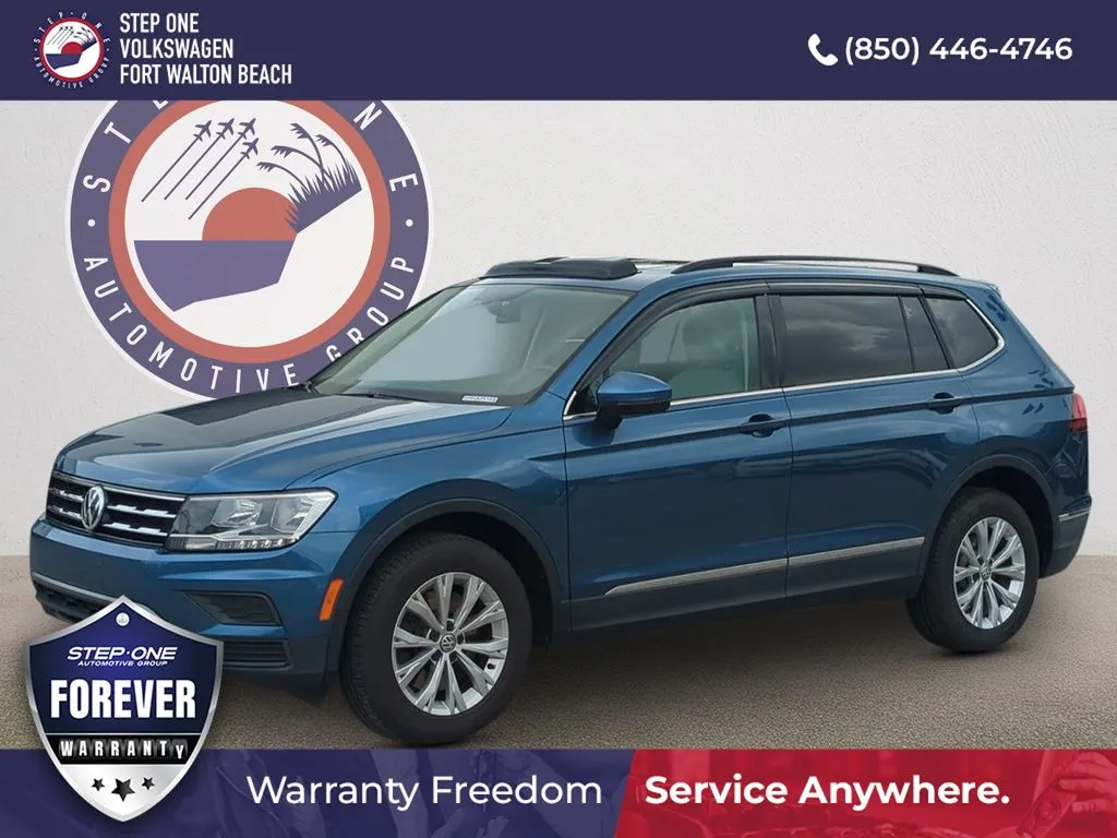 Blue 2018 Volkswagen Tiguan 2.0T SE for sale in Fort Walton Beach, FL
