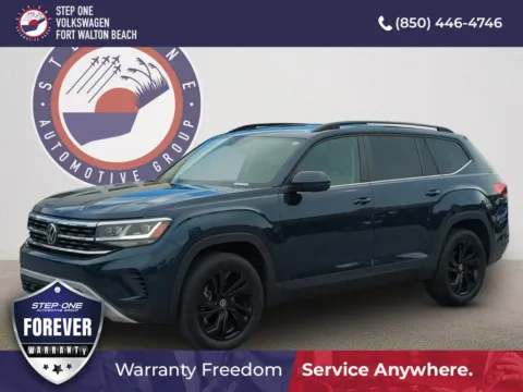 Blue 2023 Volkswagen Atlas 3.6L V6 SE w/Technology for sale in Fort Walton Beach, FL