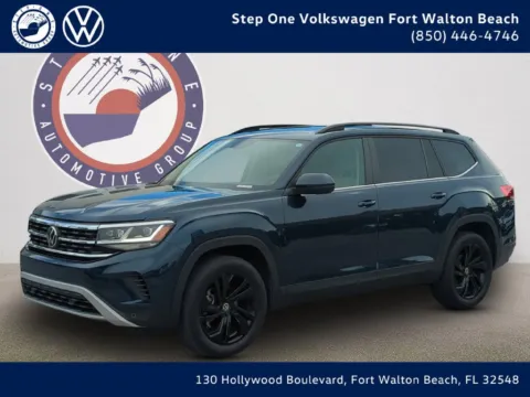 Blue 2023 Volkswagen Atlas 3.6L V6 SE w/Technology for sale in Fort Walton Beach, FL
