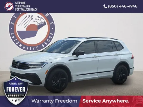 White 2023 Volkswagen Tiguan 2.0T SE R-Line Black for sale in Fort Walton Beach, FL