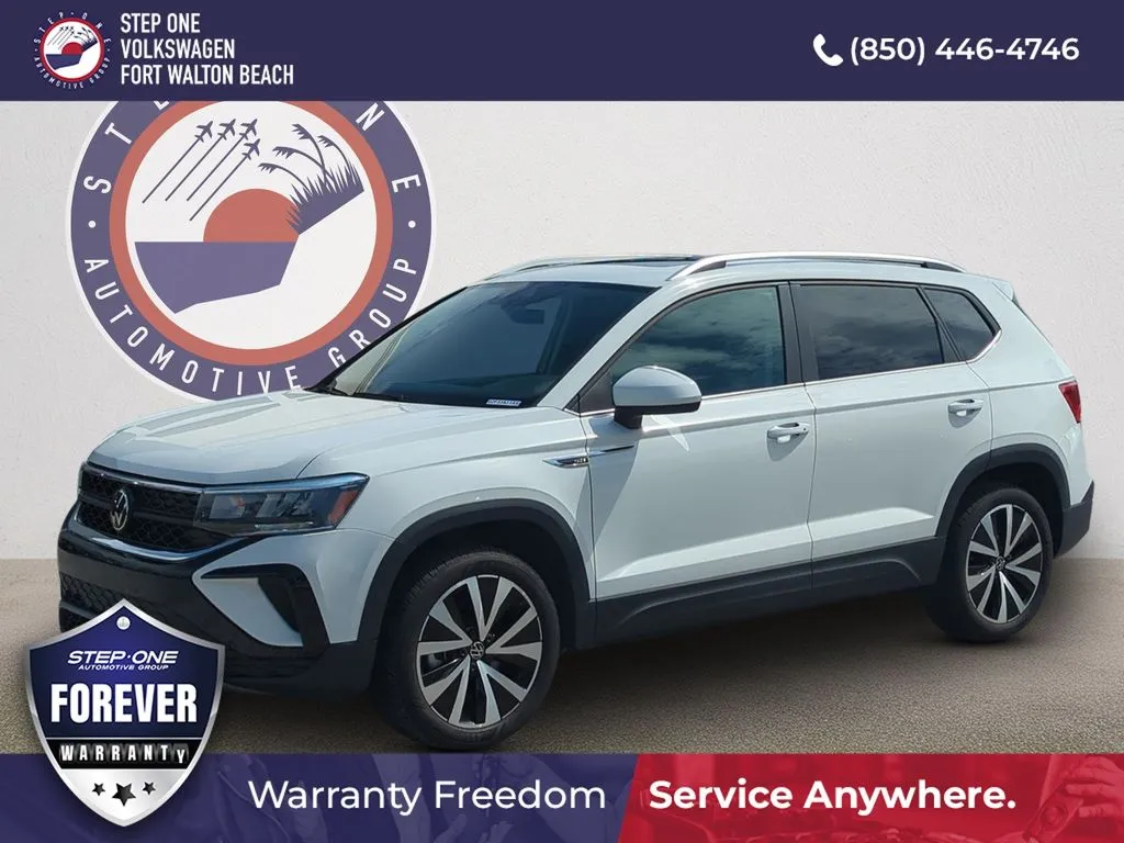 White 2023 Volkswagen Taos 1.5T SE for sale in Fort Walton Beach, FL