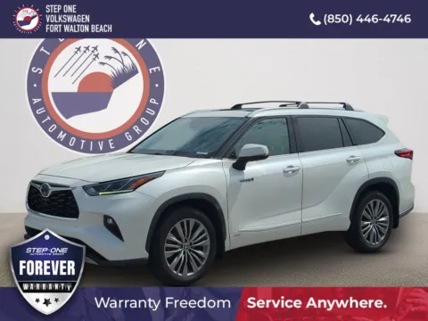 White 2021 Toyota Highlander Hybrid Platinum for sale in Fort Walton Beach, FL