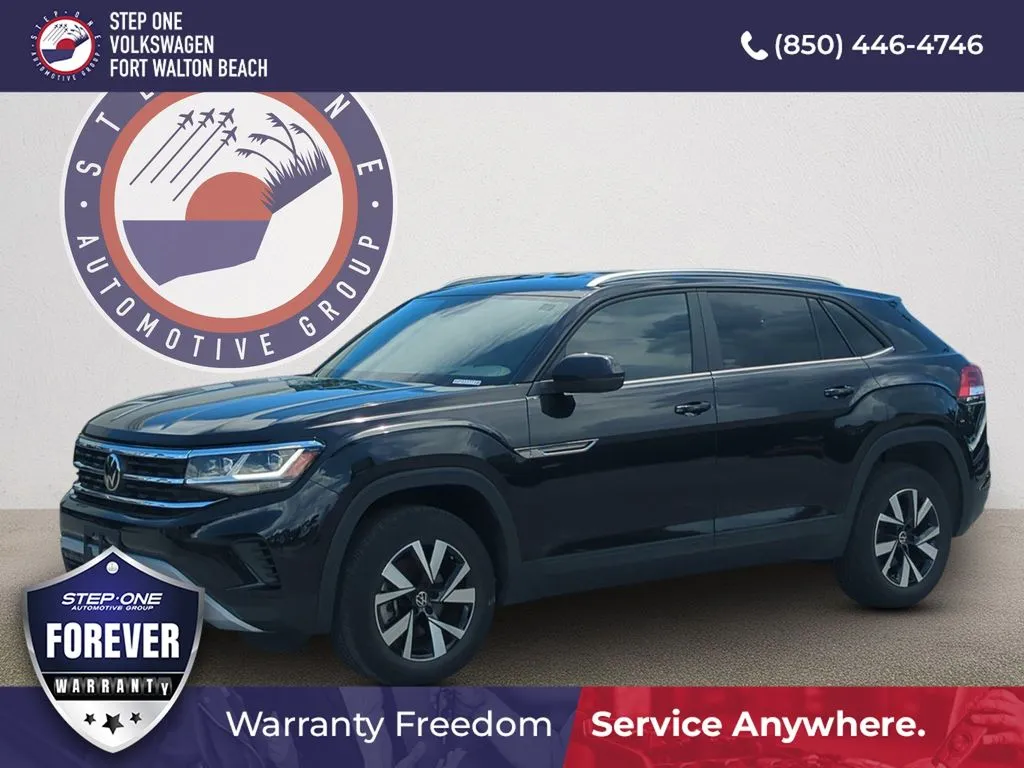 Black 2023 Volkswagen Atlas Cross Sport 2.0T SE for sale in Fort Walton Beach, FL