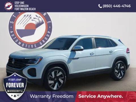 White 2026 Volkswagen Atlas Cross Sport SE w/Technology for sale in Fort Walton Beach, FL