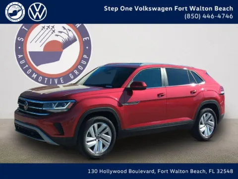 Red 2023 Volkswagen Atlas Cross Sport 3.6L V6 SE w/Technology for sale in Fort Walton Beach, FL