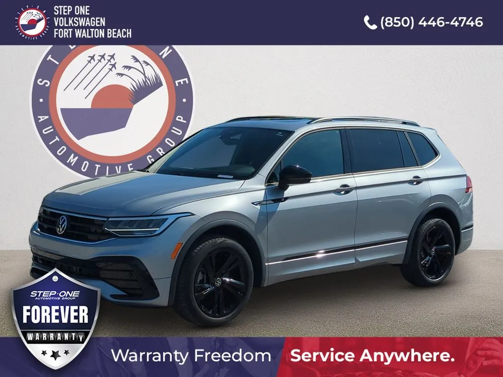 Silver 2023 Volkswagen Tiguan 2.0T SE R-Line Black for sale in Fort Walton Beach, FL