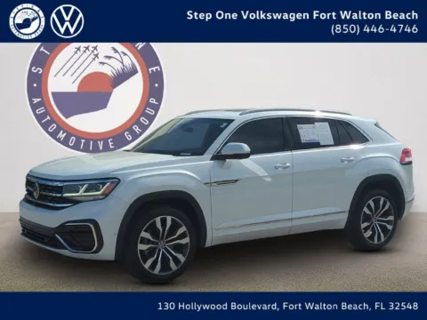 White 2022 Volkswagen Atlas Cross Sport 3.6L V6 SEL Premium R-Line for sale in Fort Walton Beach, FL