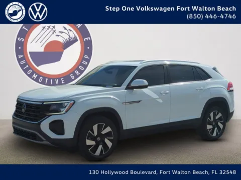 White 2024 Volkswagen Atlas Cross Sport 2.0T SE w/Technology for sale in Fort Walton Beach, FL