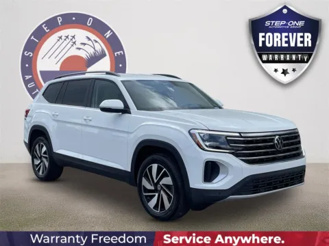 White 2025 Volkswagen Atlas 2.0T SE w/Technology for sale in Fort Walton Beach, FL