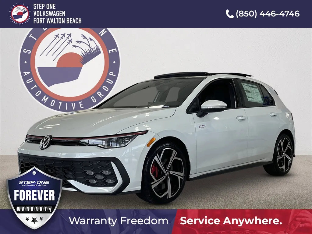 White 2025 Volkswagen Golf GTI 2.0T SE for sale in Fort Walton Beach, FL