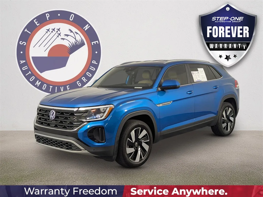 Blue 2024 Volkswagen Atlas Cross Sport 2.0T SE w/Technology for sale in Fort Walton Beach, FL