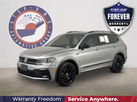 Silver 2021 Volkswagen Tiguan 2.0T SE R-Line Black for sale in Fort Walton Beach, FL