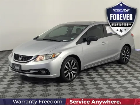 Silver 2015 Honda Civic EX-L for sale in Fort Walton Beach, FL
