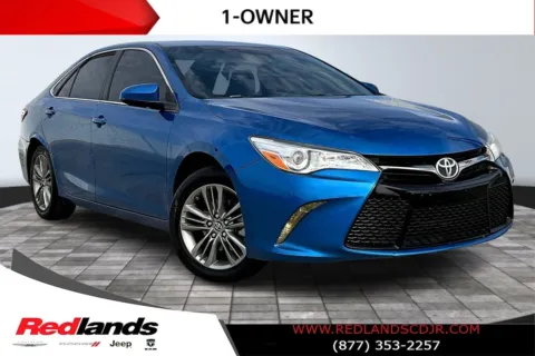 Blue 2017 Toyota Camry SE for sale in Redlands, CA