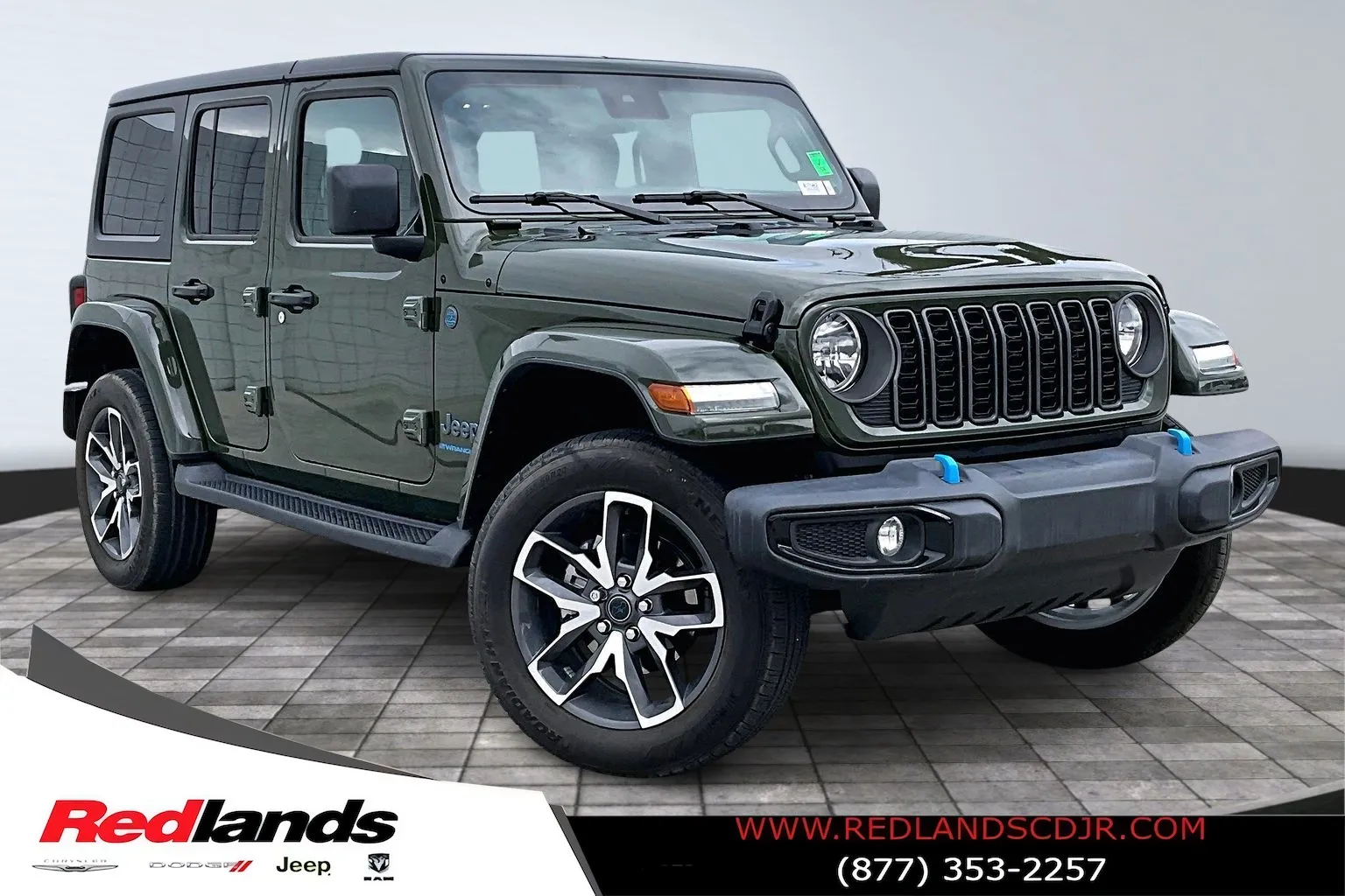 Green 2024 Jeep Wrangler Sport S 4xe for sale in Redlands, CA