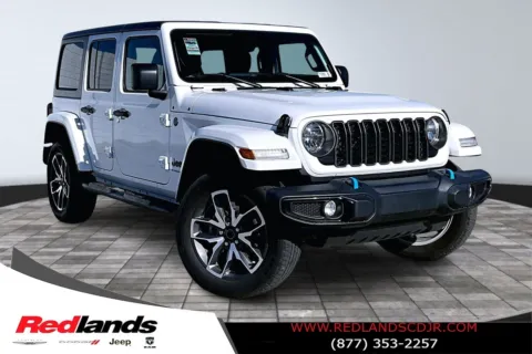 White 2024 Jeep Wrangler Sport S 4xe for sale in Redlands, CA